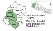FarWestern Nepal map